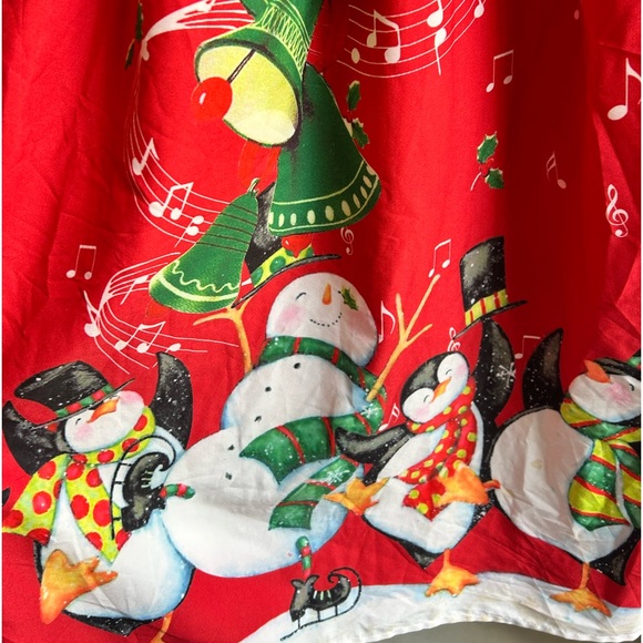 Holiday Christmas Vintage Style Dress - Picture 6 of 10